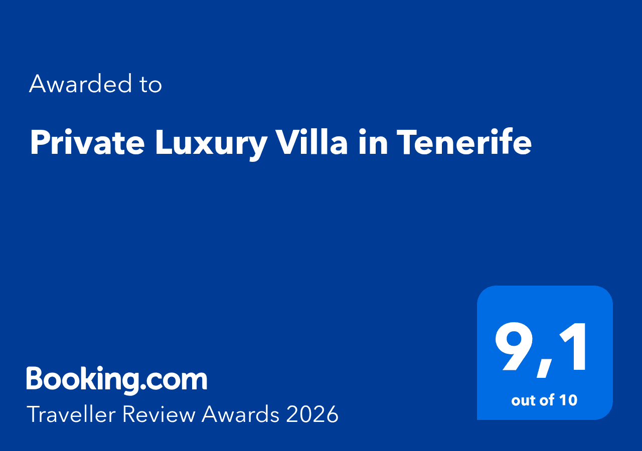 Traveller Review Awards 2026 de Booking.com, concedido a Villa de Marcos con un 9,1 sobre 10